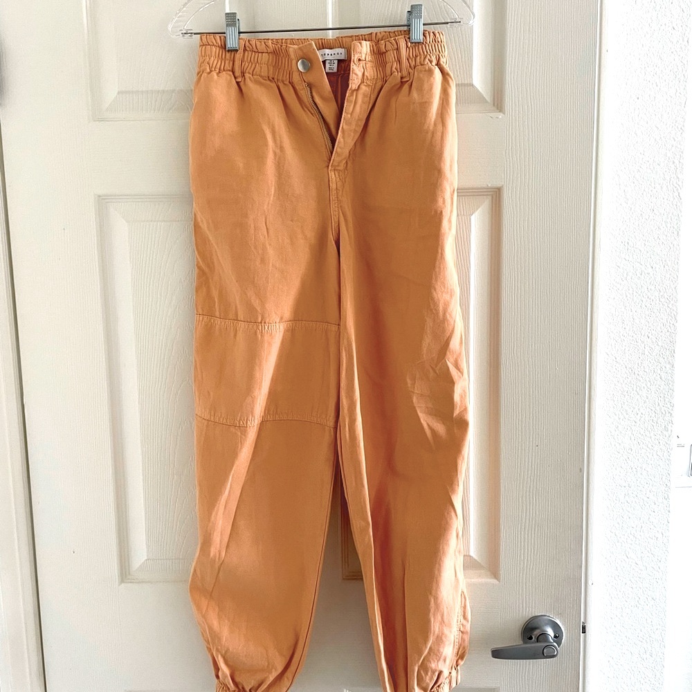 Top shop orange pants size 2